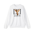 Donum Dei Angel Graphic Sweatshirt — Vintage Roman Lettering