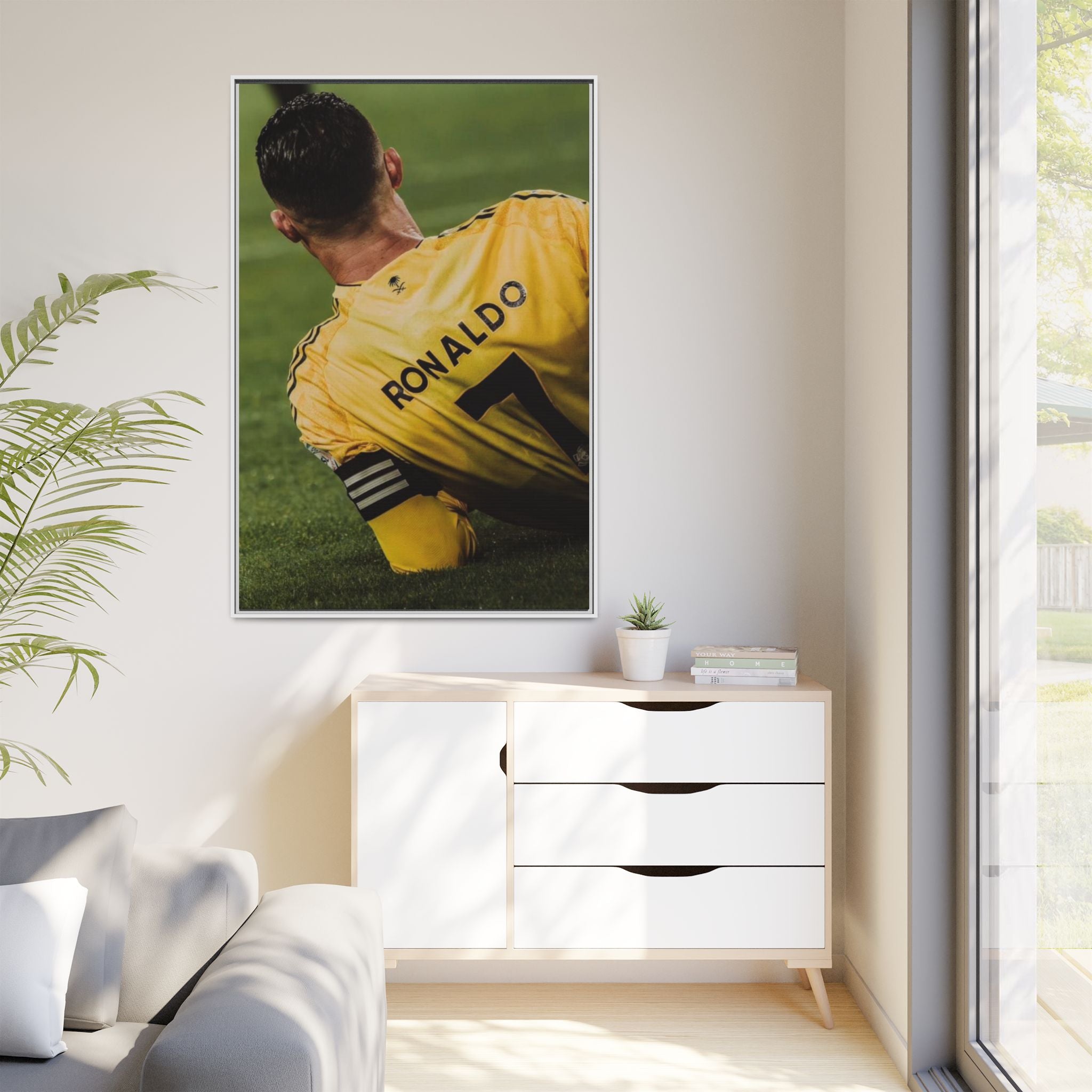 Framed Matte Canvas Poster – DONUM DEI™ | Legacy Greatest No. 7 — Eternal Great ICON