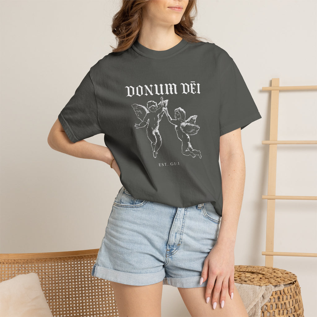 Donum Dei Summer T-Shirt — Religious Latin Faith Tee