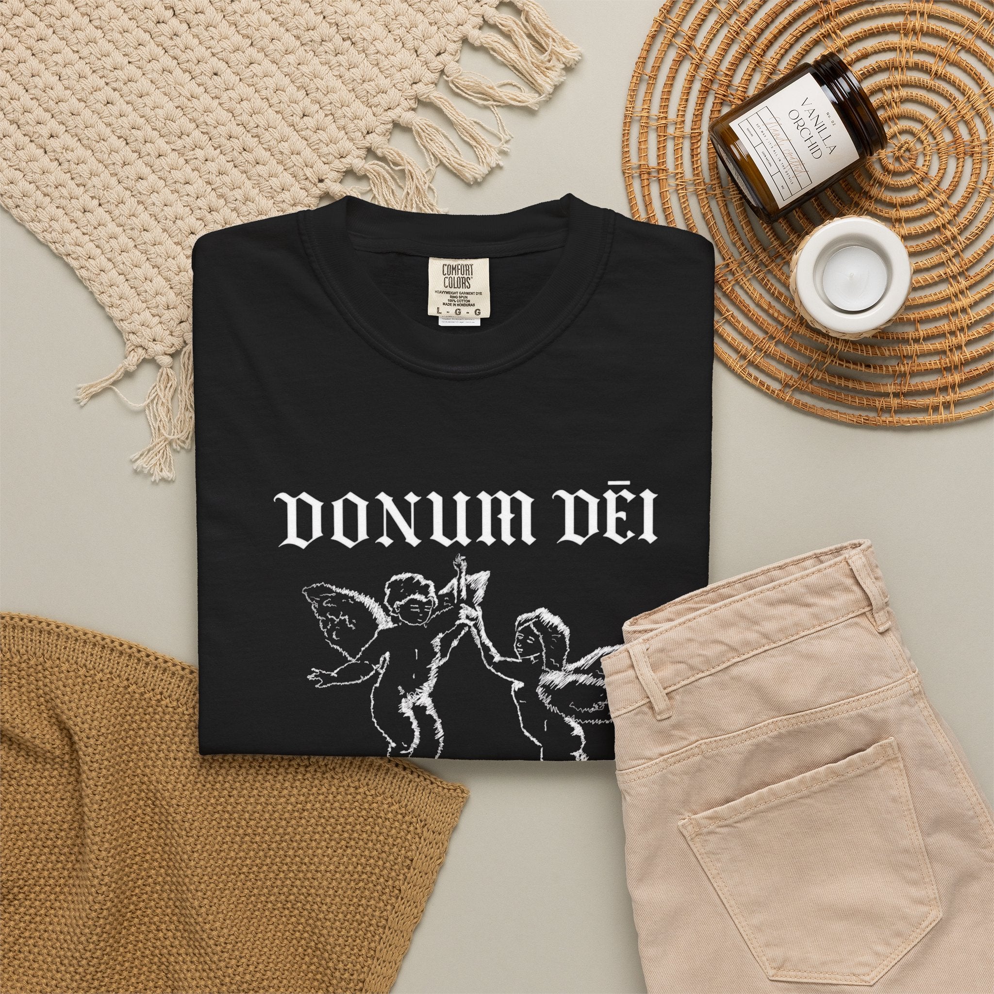 Donum Dei Summer T-Shirt — Religious Latin Faith Tee