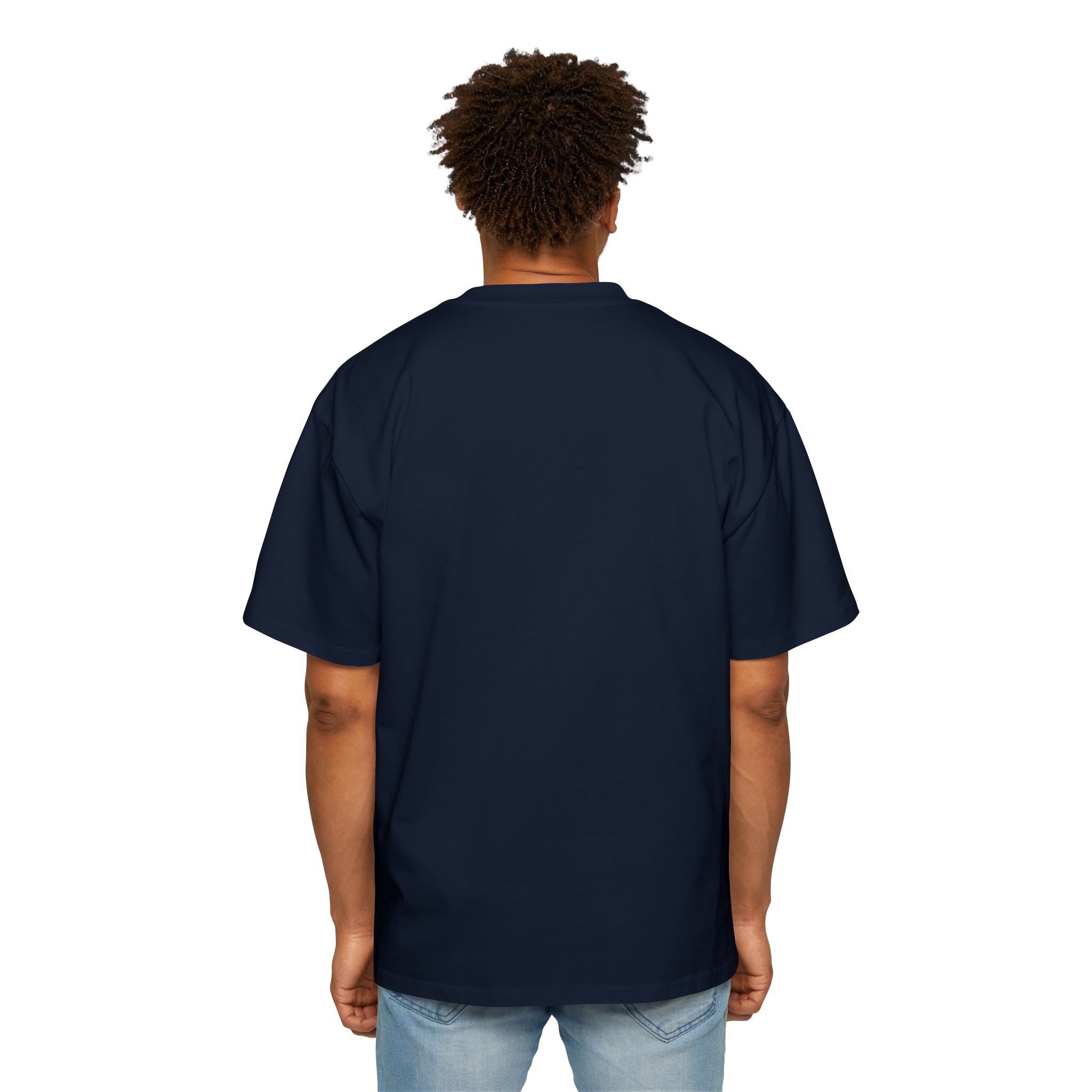 Donum Dei Graphic Tee — Angel Wings Men's Oversized T-Shirt
