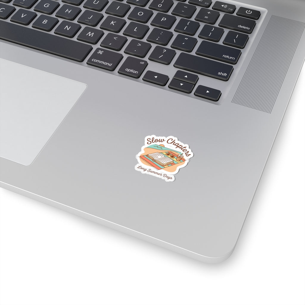 Slow Chapters Sticker | summer aesthetic, pastel coastal vibes