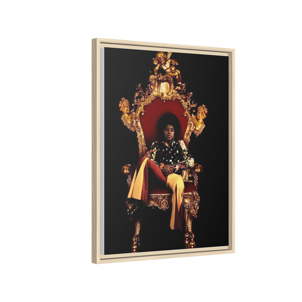 Pop Star Tribute Canvas Art — Matte Framed Wall Decor