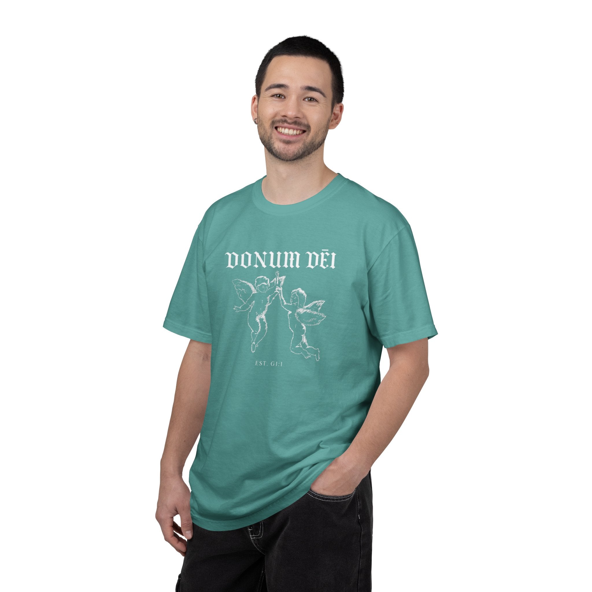 Donum Dei Summer T-Shirt — Religious Latin Faith Tee