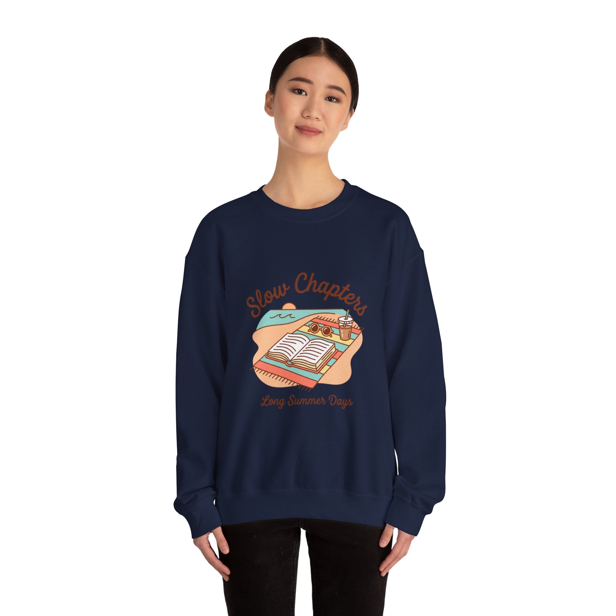 Slow Chapters Sweatshirt | summer aesthetic, pastel coastal vibes