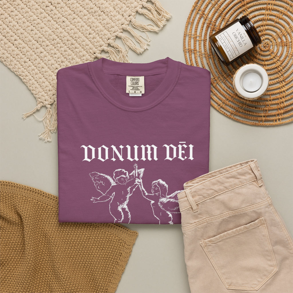 Donum Dei Summer T-Shirt — Religious Latin Faith Tee