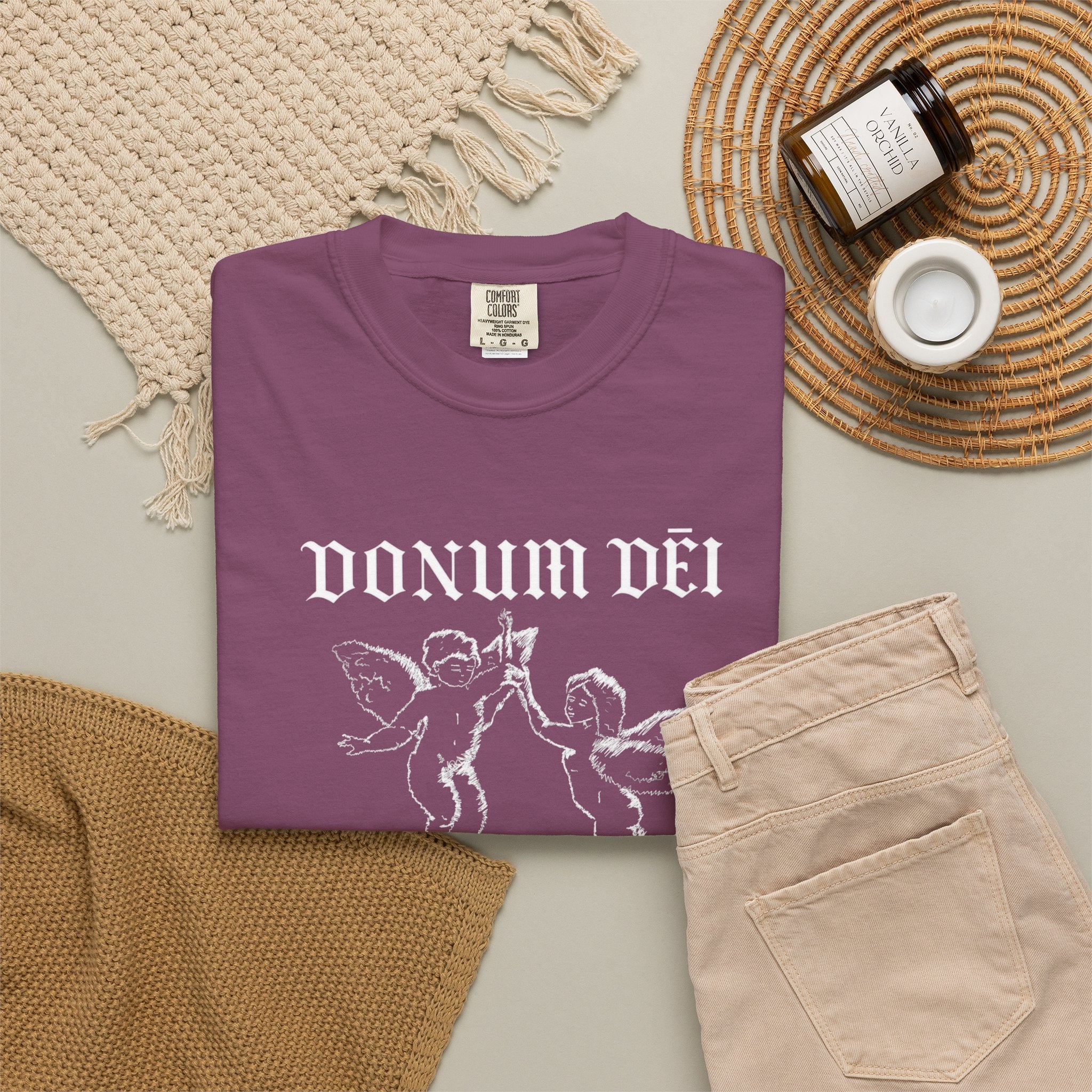 Donum Dei Summer T-Shirt — Religious Latin Faith Tee