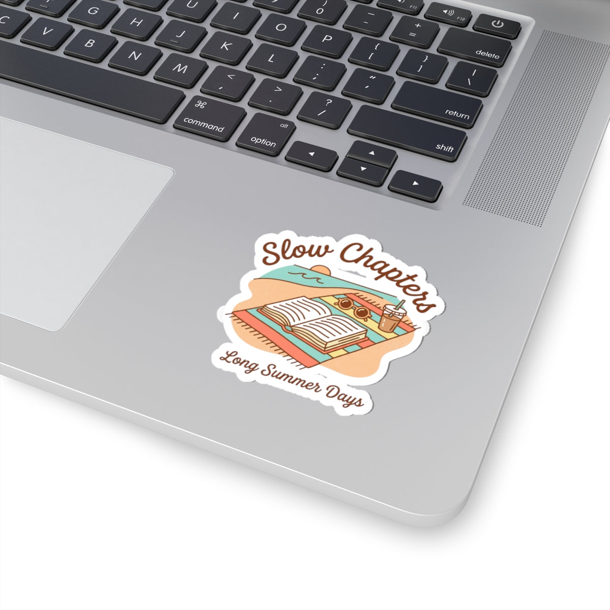 Slow Chapters Sticker | summer aesthetic, pastel coastal vibes