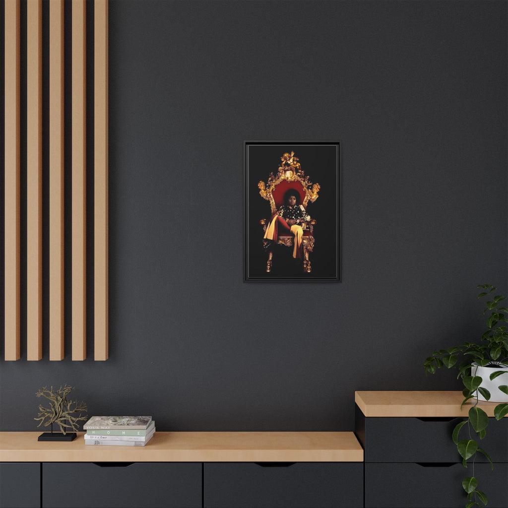 Pop Star Tribute Canvas Art — Matte Framed Wall Decor