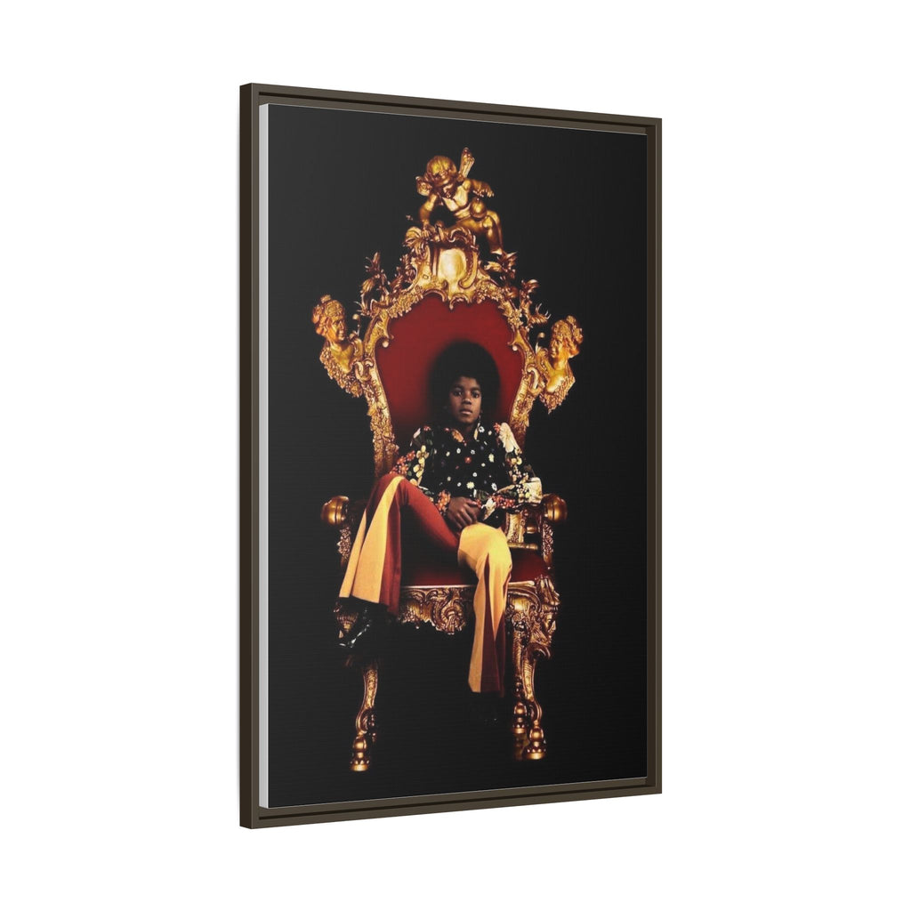 Pop Star Tribute Canvas Art — Matte Framed Wall Decor