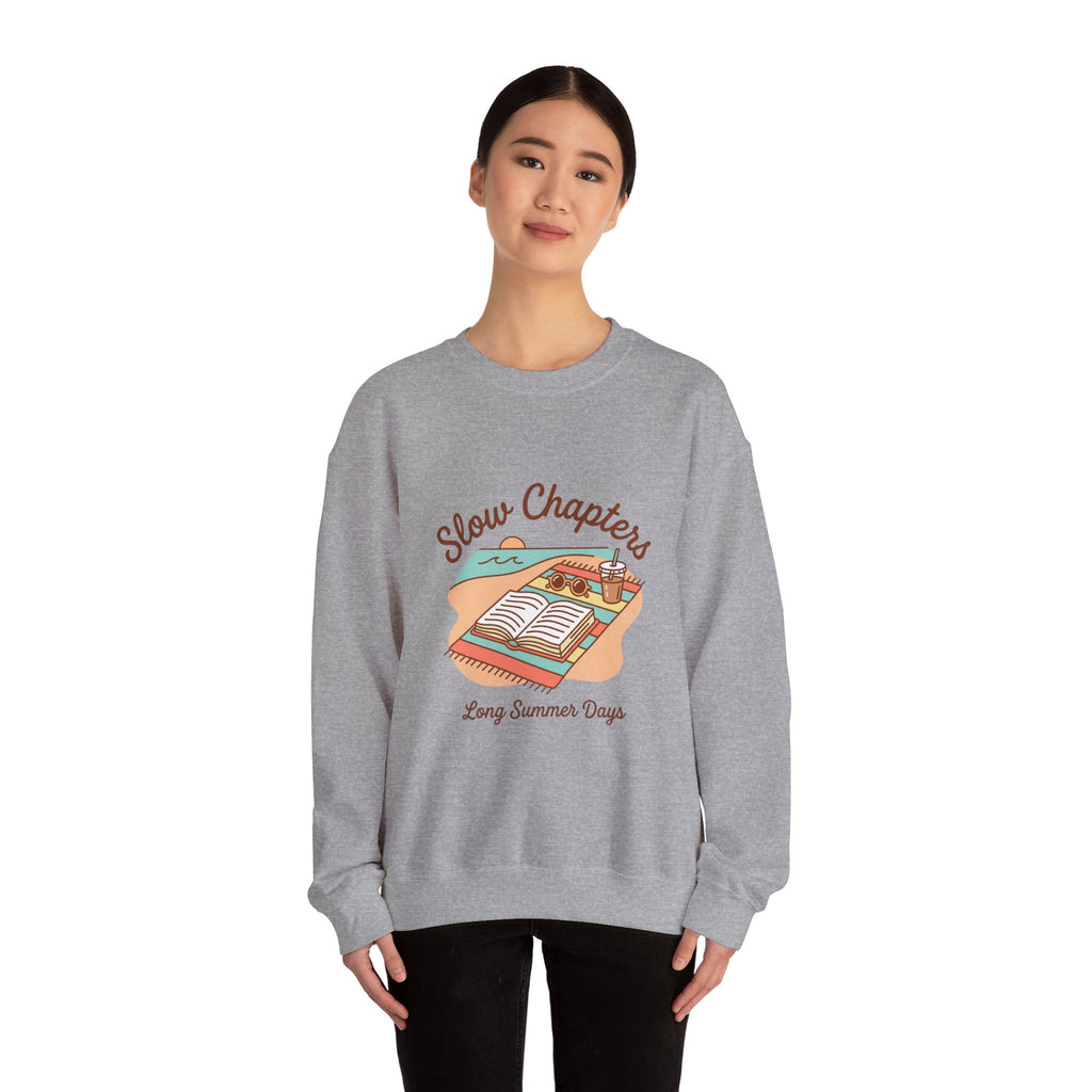 Slow Chapters Sweatshirt | summer aesthetic, pastel coastal vibes
