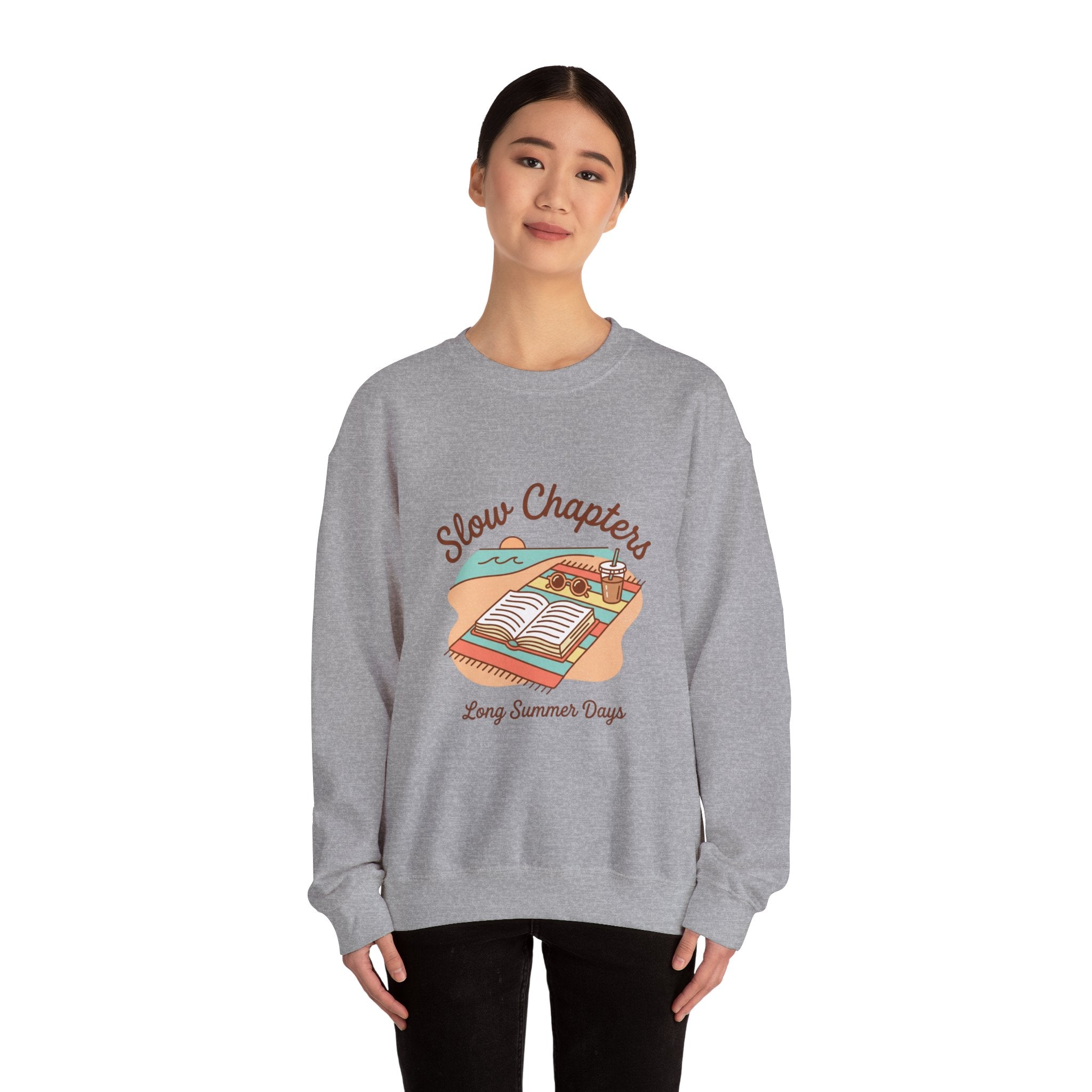Slow Chapters Sweatshirt | summer aesthetic, pastel coastal vibes