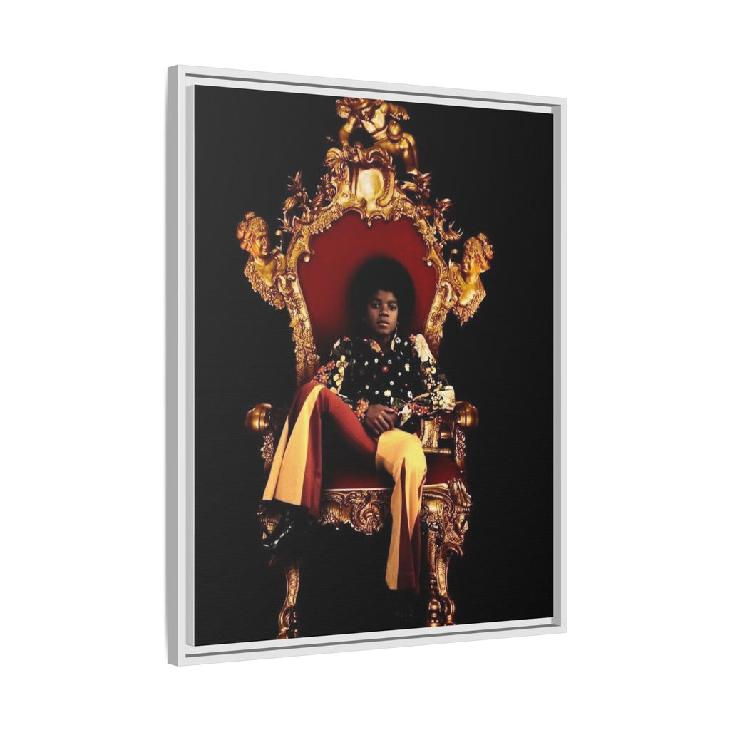 Pop Star Tribute Canvas Art — Matte Framed Wall Decor