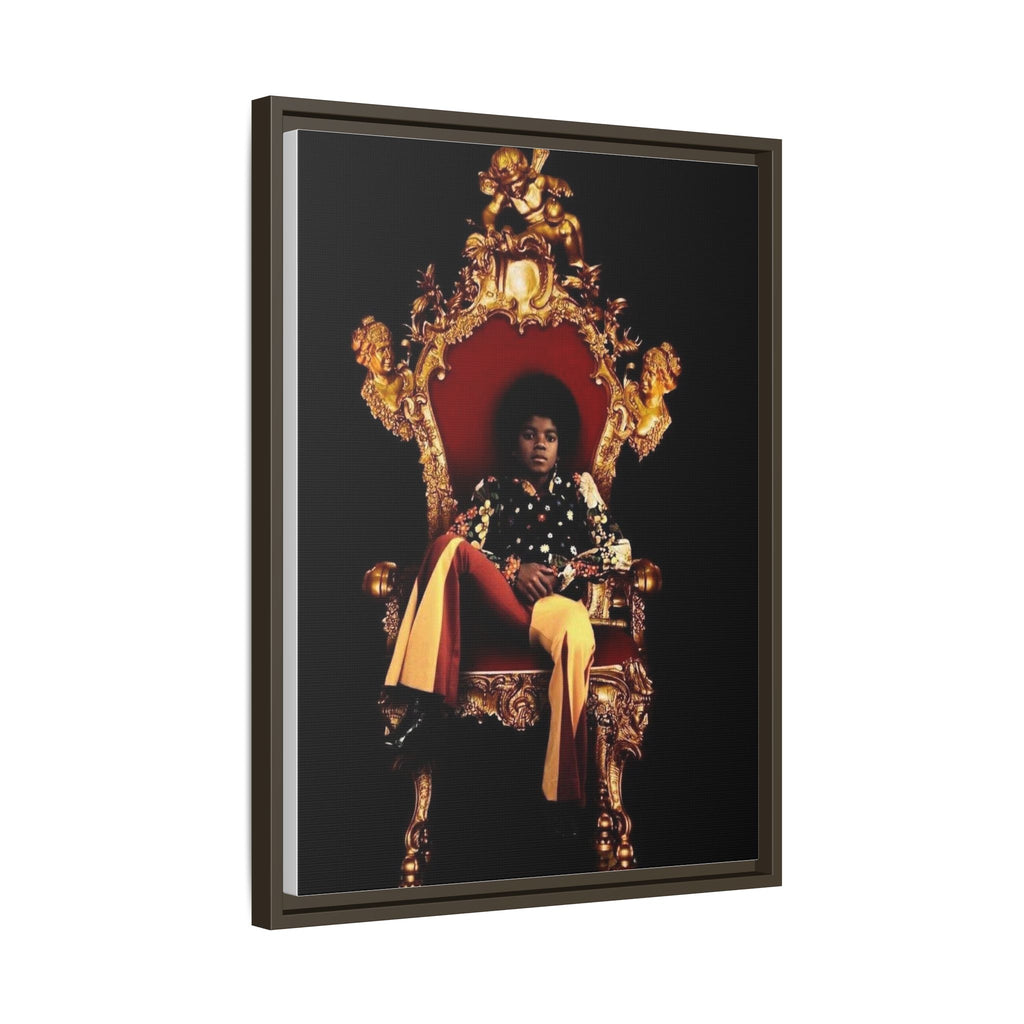 Pop Star Tribute Canvas Art — Matte Framed Wall Decor