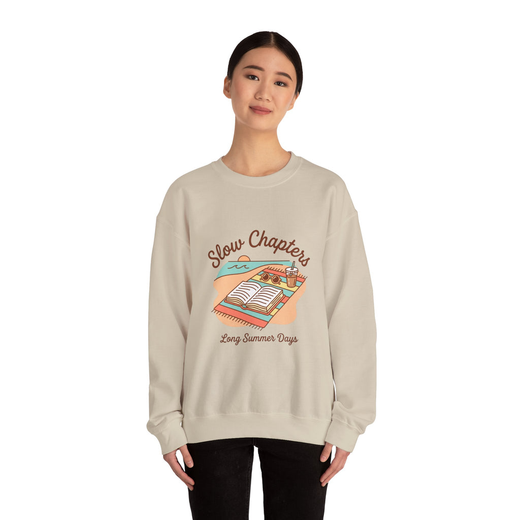 Slow Chapters Sweatshirt | summer aesthetic, pastel coastal vibes