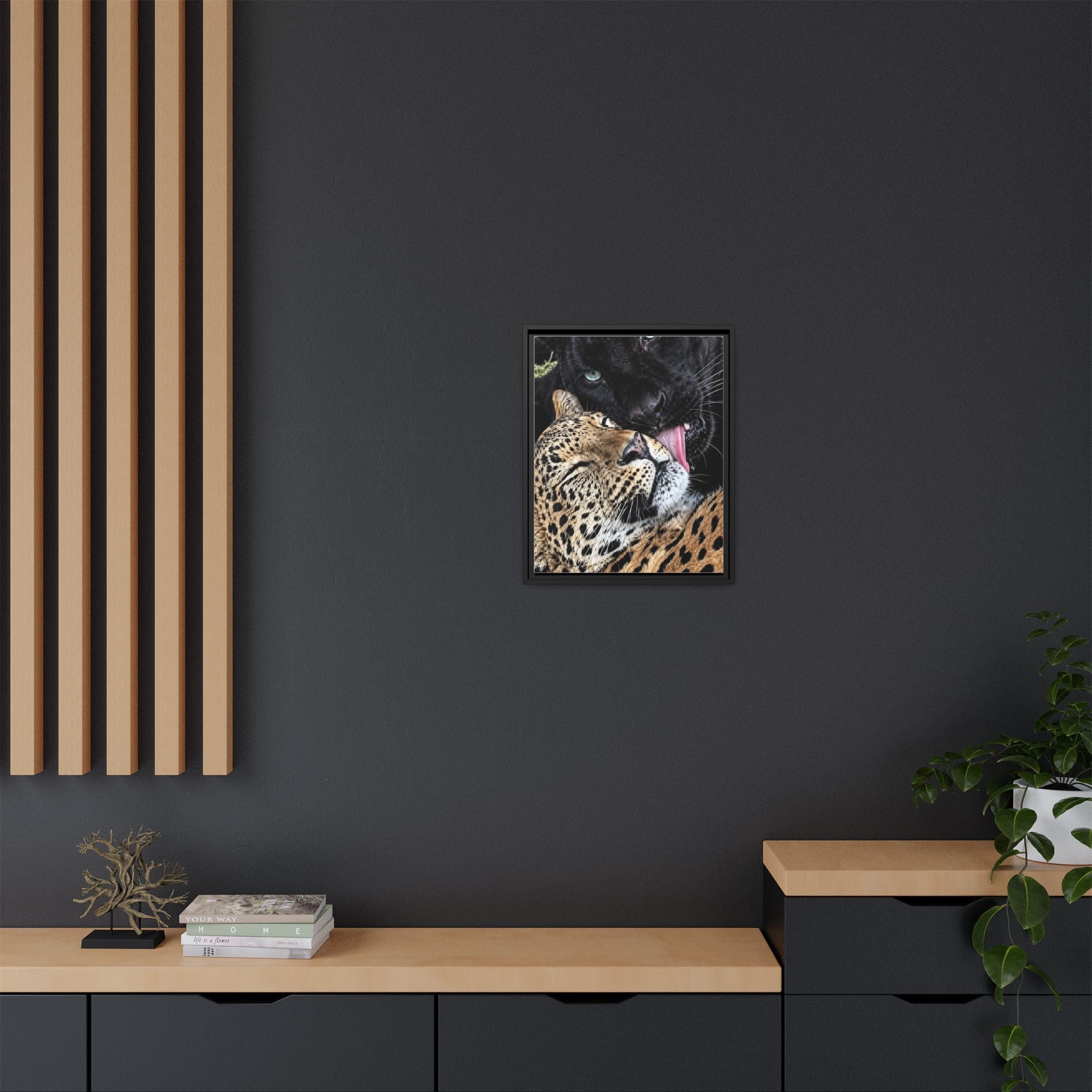 Matte Canvas, Framed (Multi-color)