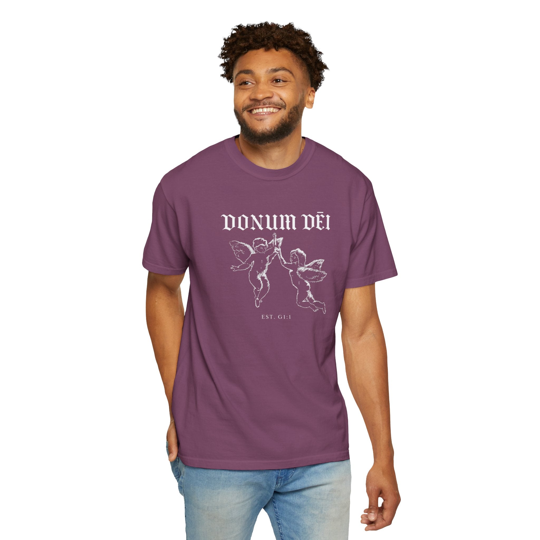 Donum Dei Summer T-Shirt — Religious Latin Faith Tee