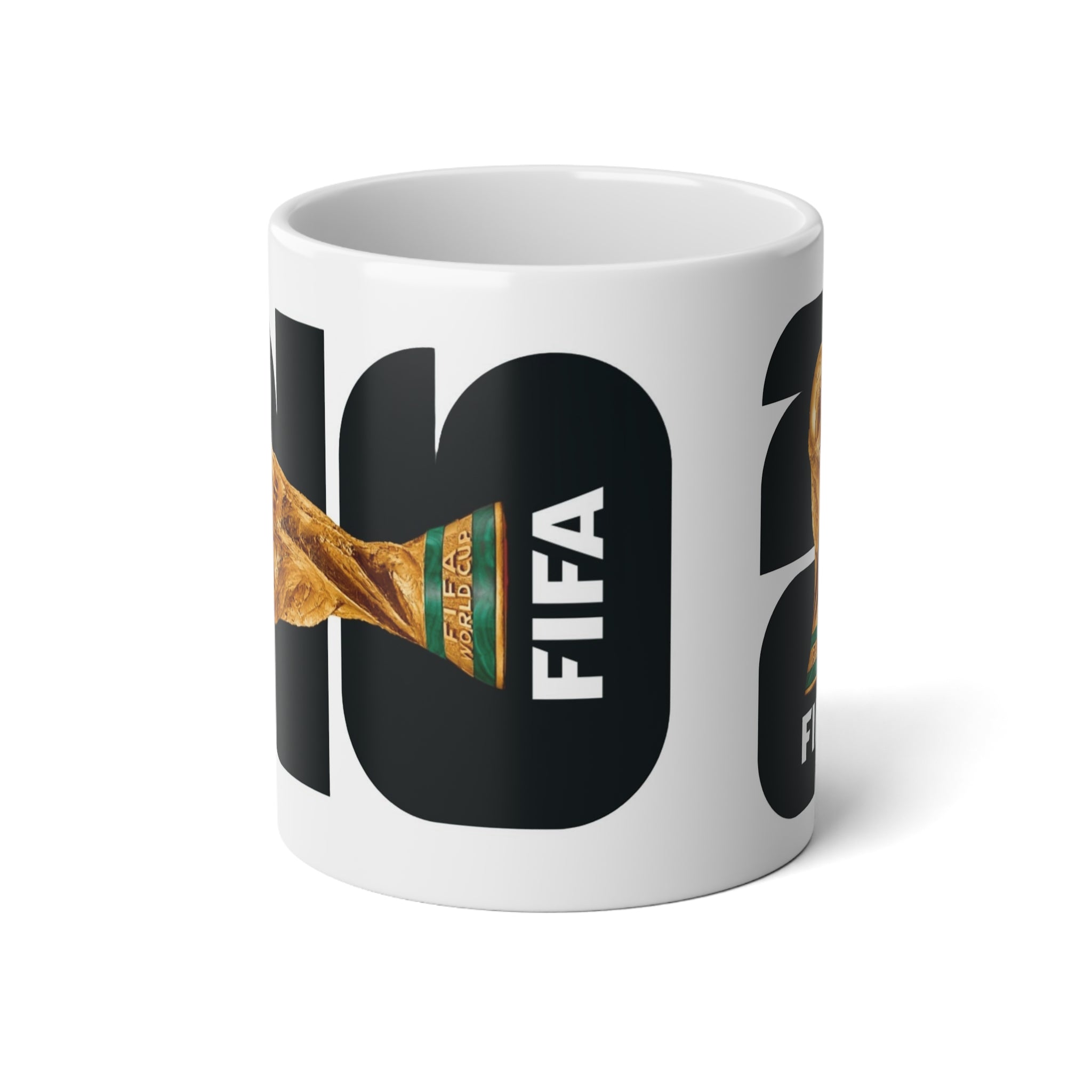 Jumbo Mug — FIFA World Cup Trophy Graphic 20oz Coffee Mug