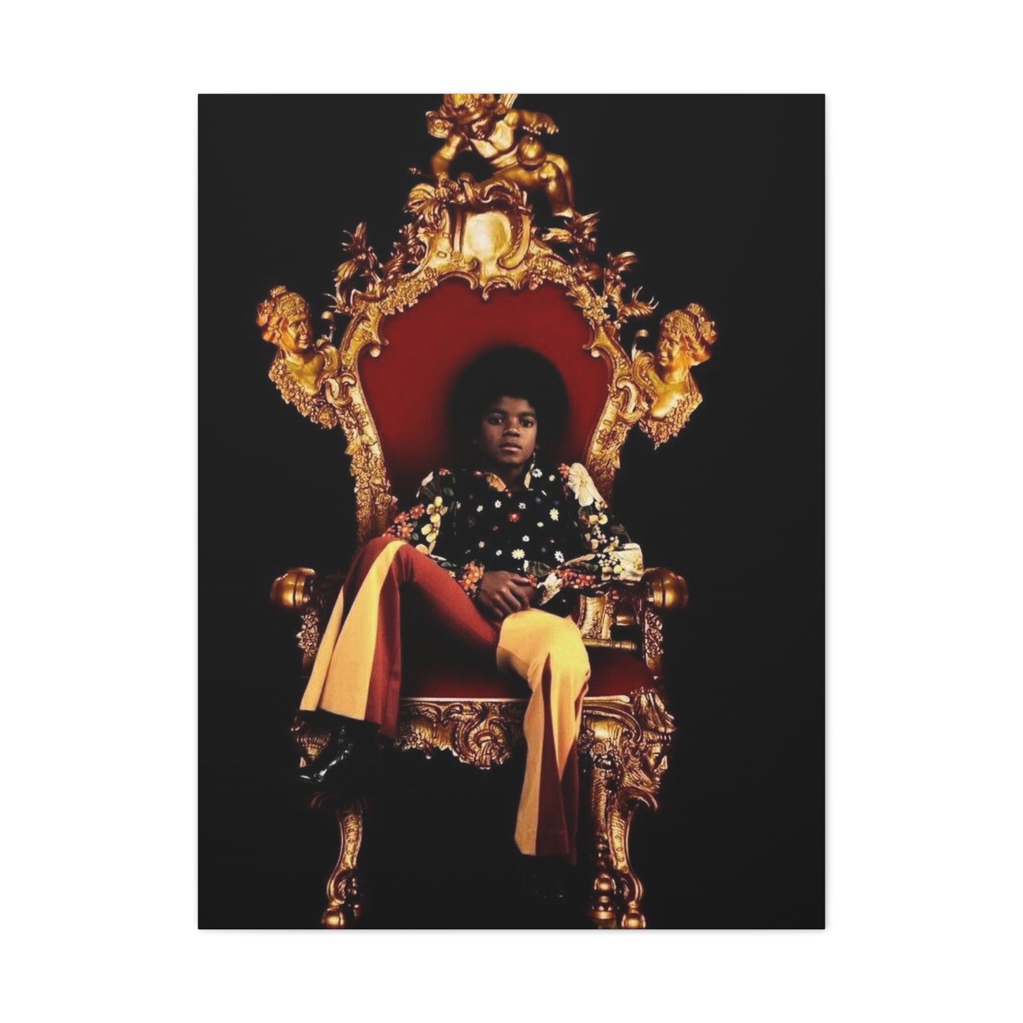 Legacy Portrait Wall Art Canvas — Gifted Pop Icon Tribute