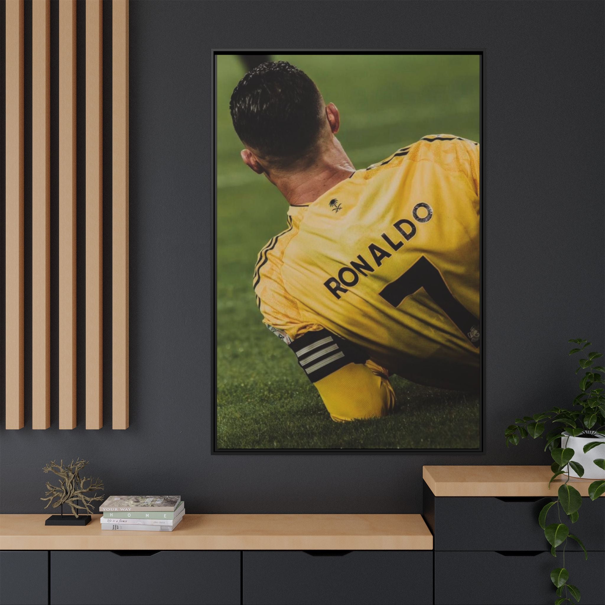 Framed Matte Canvas Poster – DONUM DEI™ | Legacy Greatest No. 7 — Eternal Great ICON