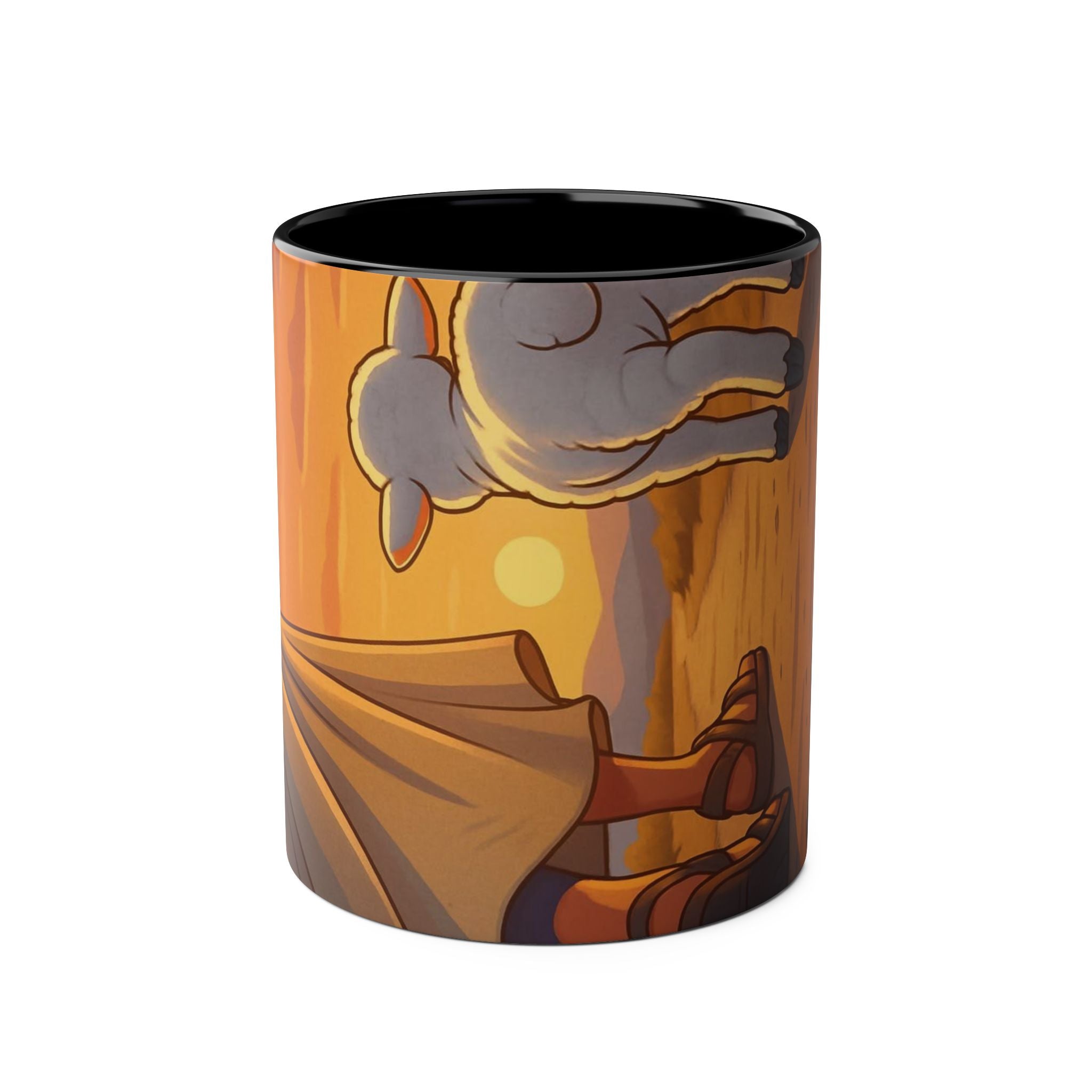 Sunset Shepherd & Sheep 11oz Two-Tone Coffee Mug