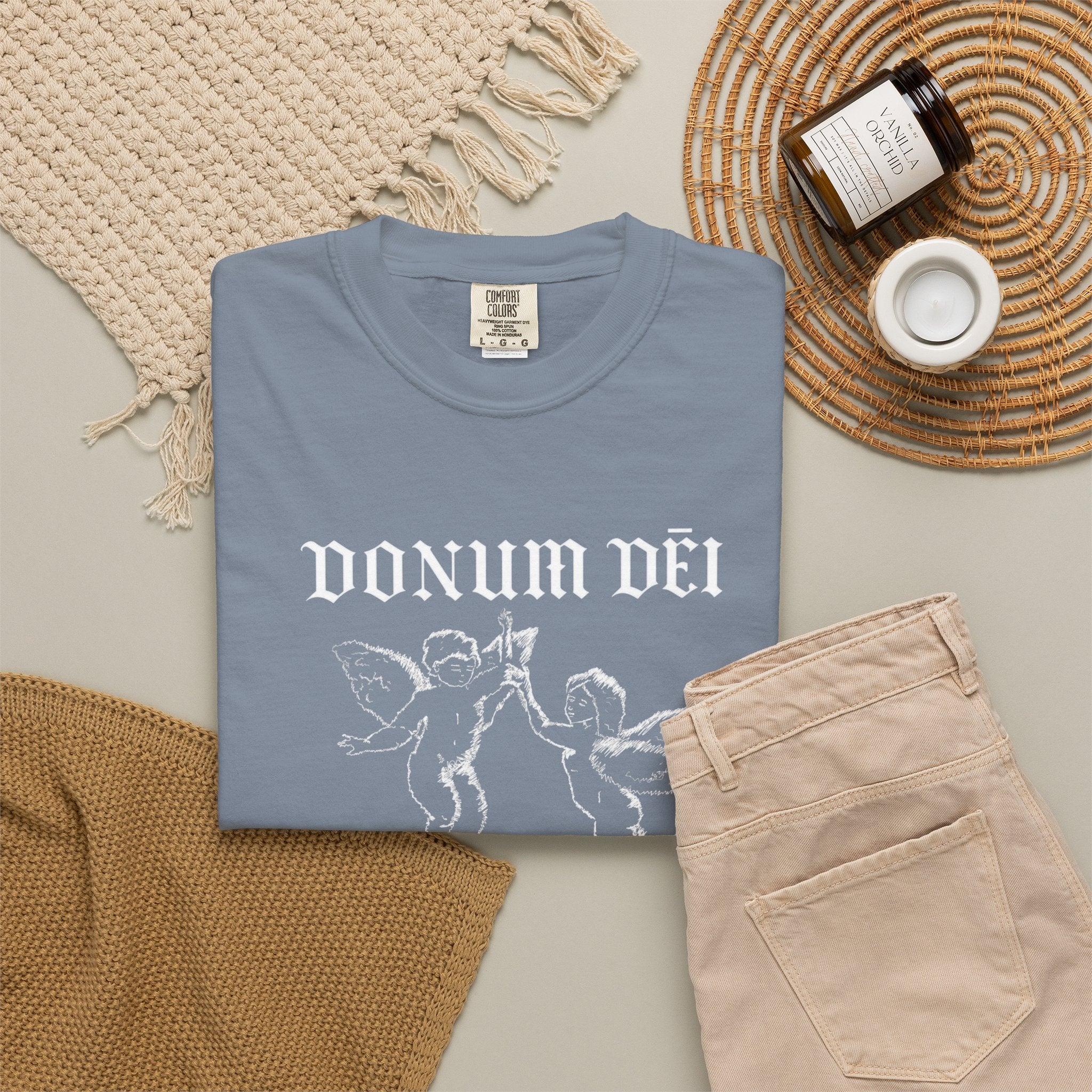 Donum Dei Summer T-Shirt — Religious Latin Faith Tee
