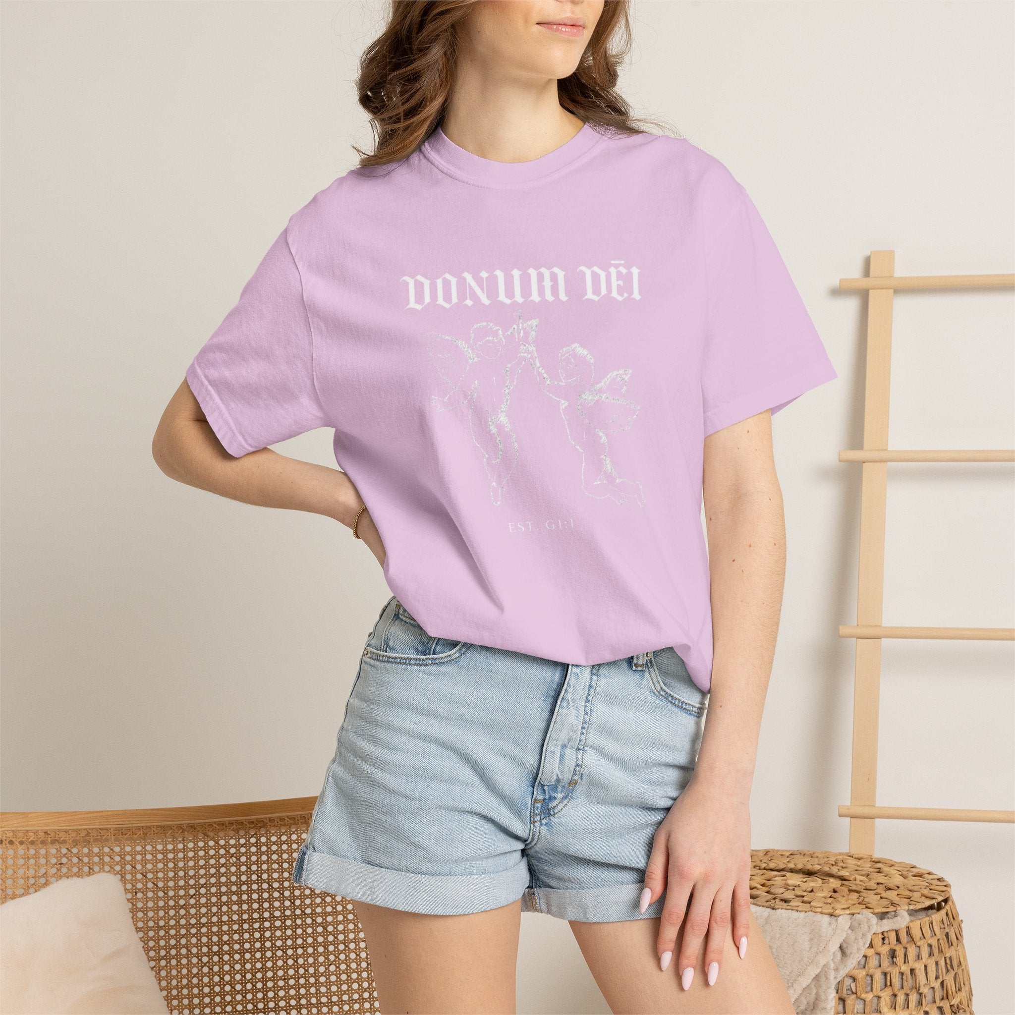 Donum Dei Summer T-Shirt — Religious Latin Faith Tee
