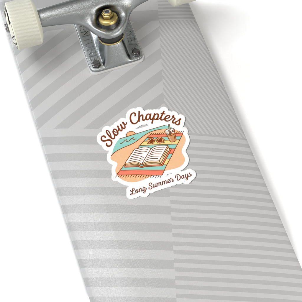Slow Chapters Sticker | summer aesthetic, pastel coastal vibes