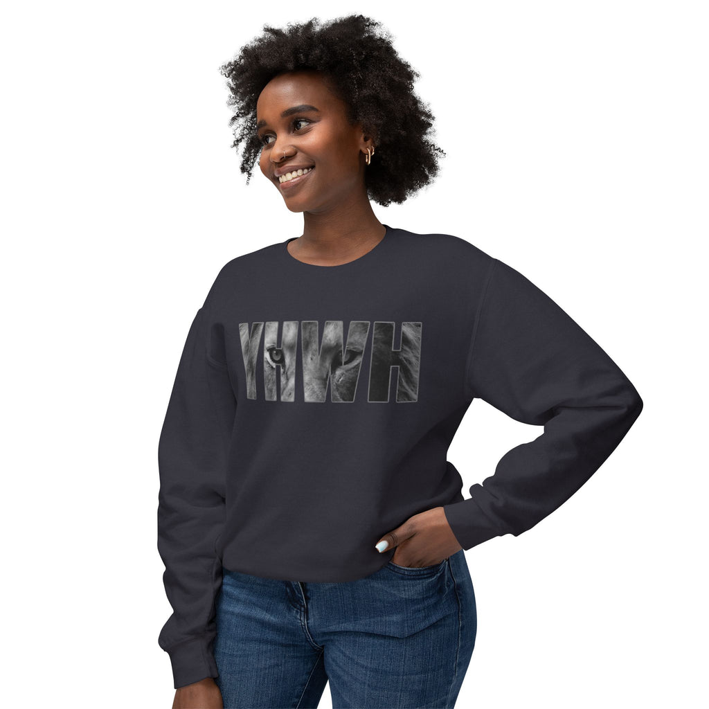 YHWH Crewneck Sweatshirt — Religious Faith Christian Prayer Pullover