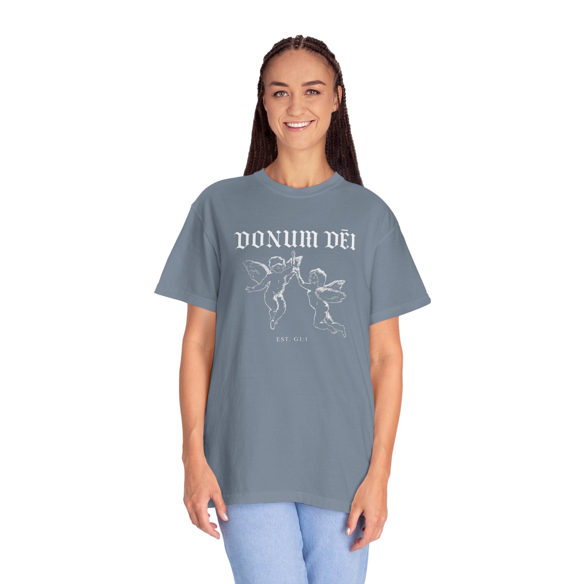 Donum Dei Summer T-Shirt — Religious Latin Faith Tee