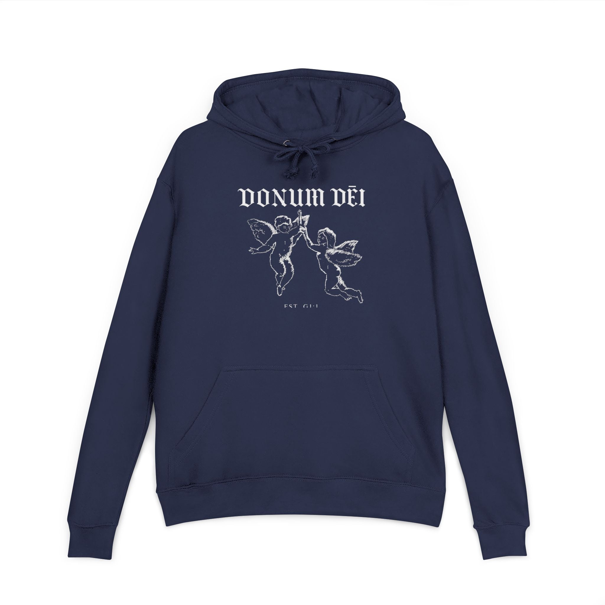 Hoodie — Donum Dei Angel Graphic French Terry Hoodie