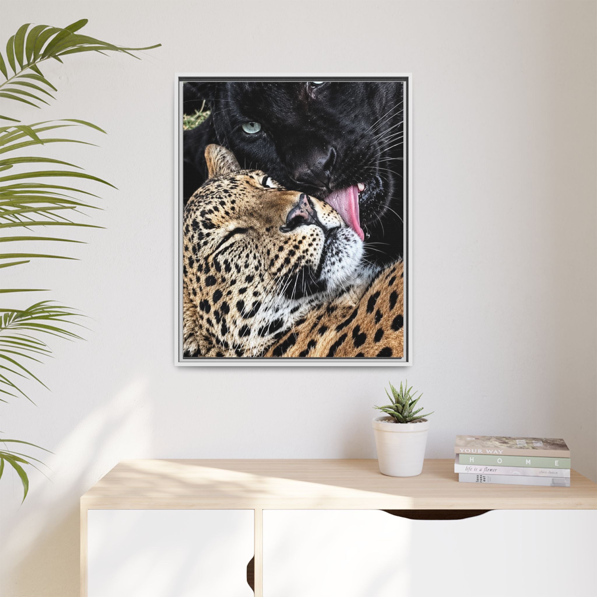 Matte Canvas, Framed (Multi-color)