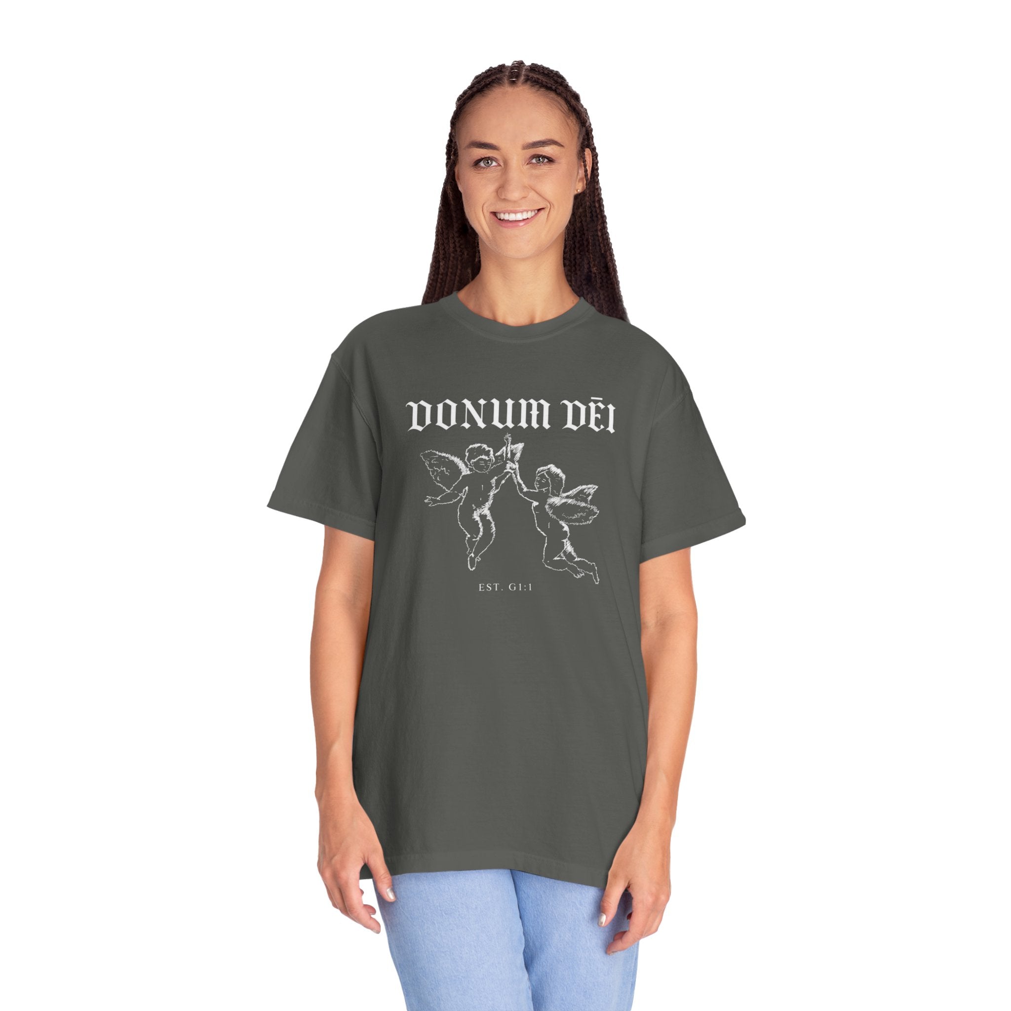 Donum Dei Summer T-Shirt — Religious Latin Faith Tee