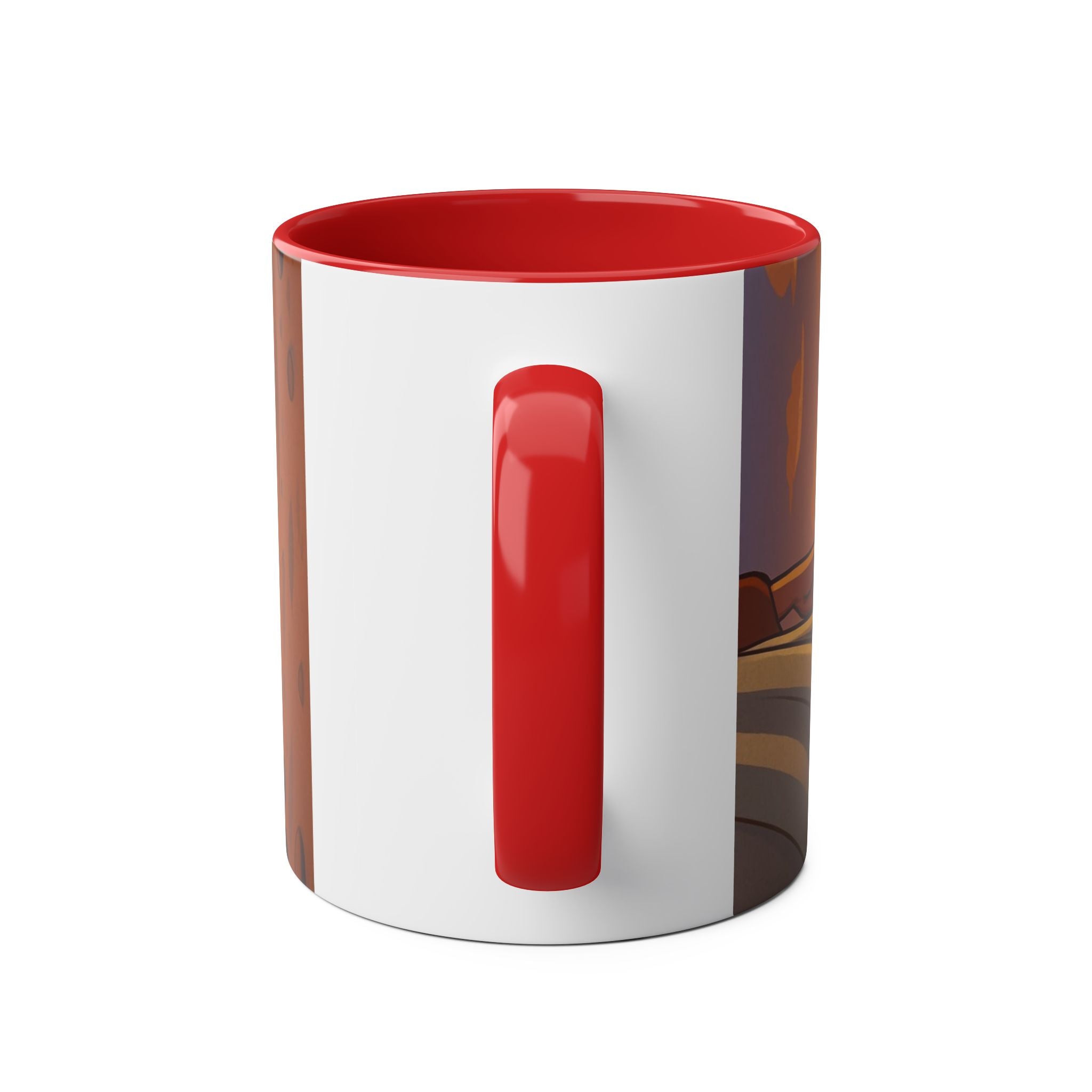 Sunset Shepherd & Sheep 11oz Two-Tone Coffee Mug