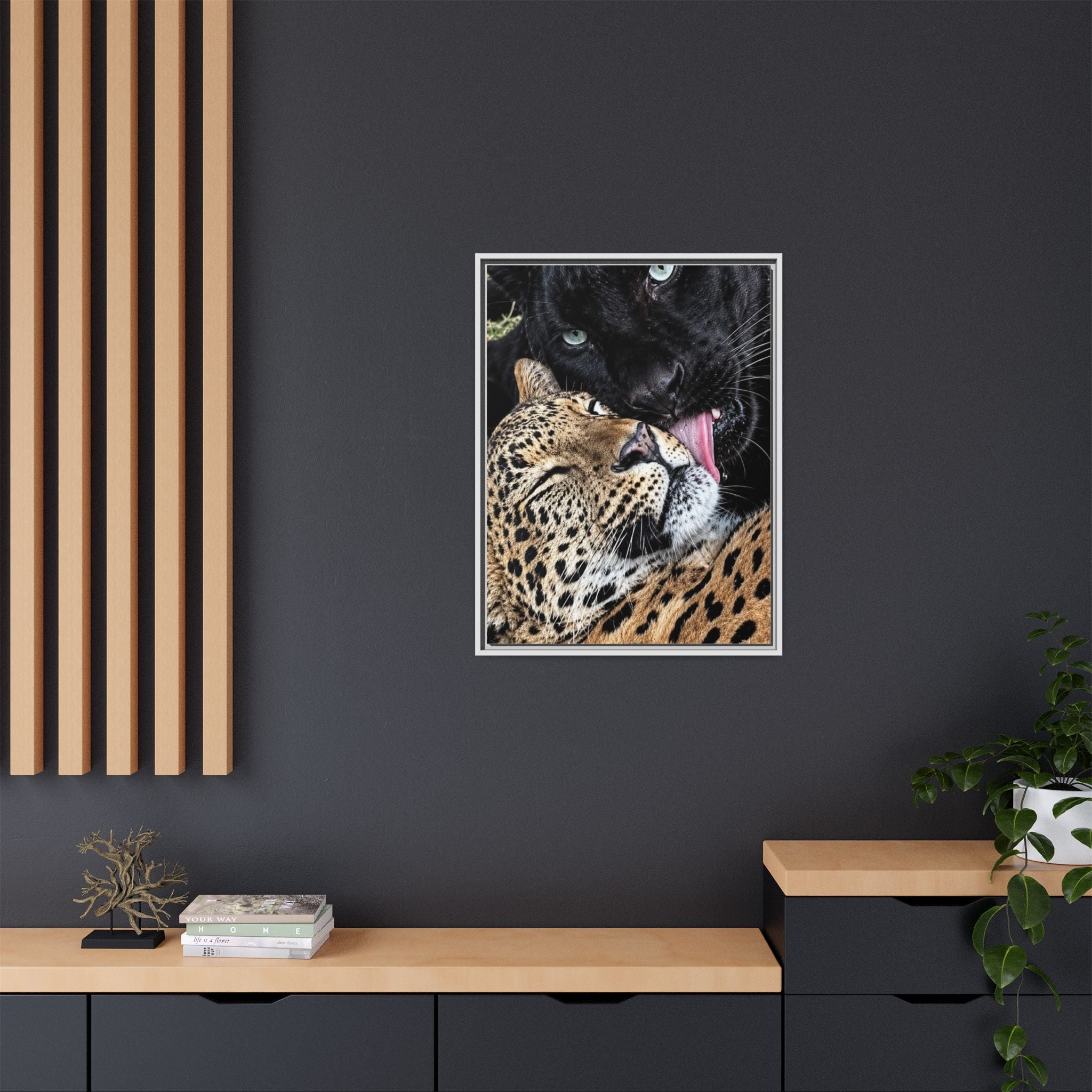 Matte Canvas, Framed (Multi-color)