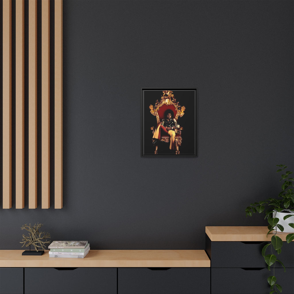Pop Star Tribute Canvas Art — Matte Framed Wall Decor