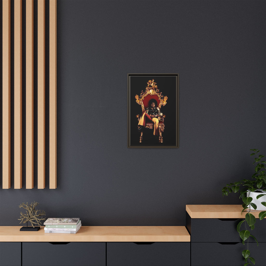 Pop Star Tribute Canvas Art — Matte Framed Wall Decor