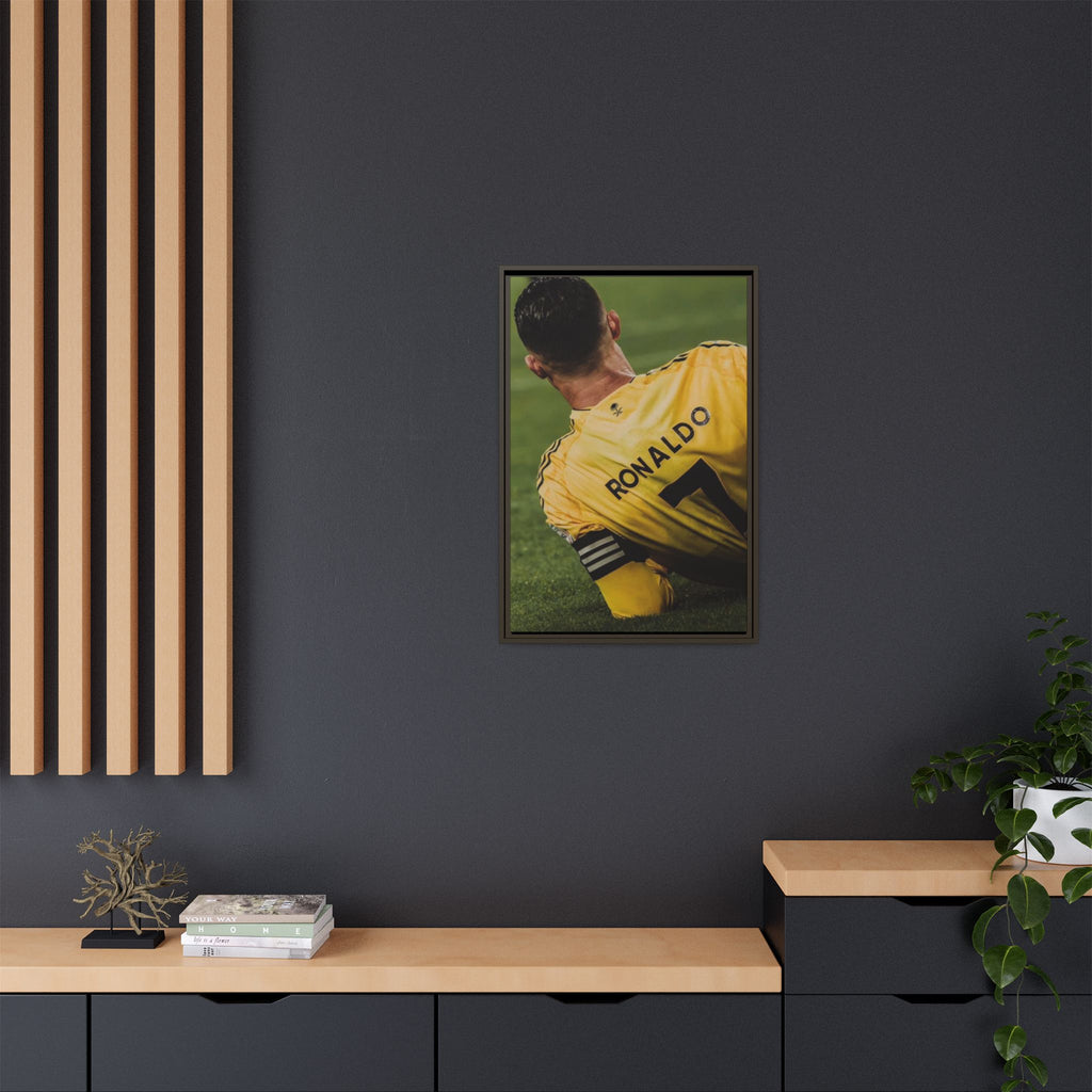 Framed Matte Canvas Poster – DONUM DEI™ | Legacy Greatest No. 7 — Eternal Great ICON