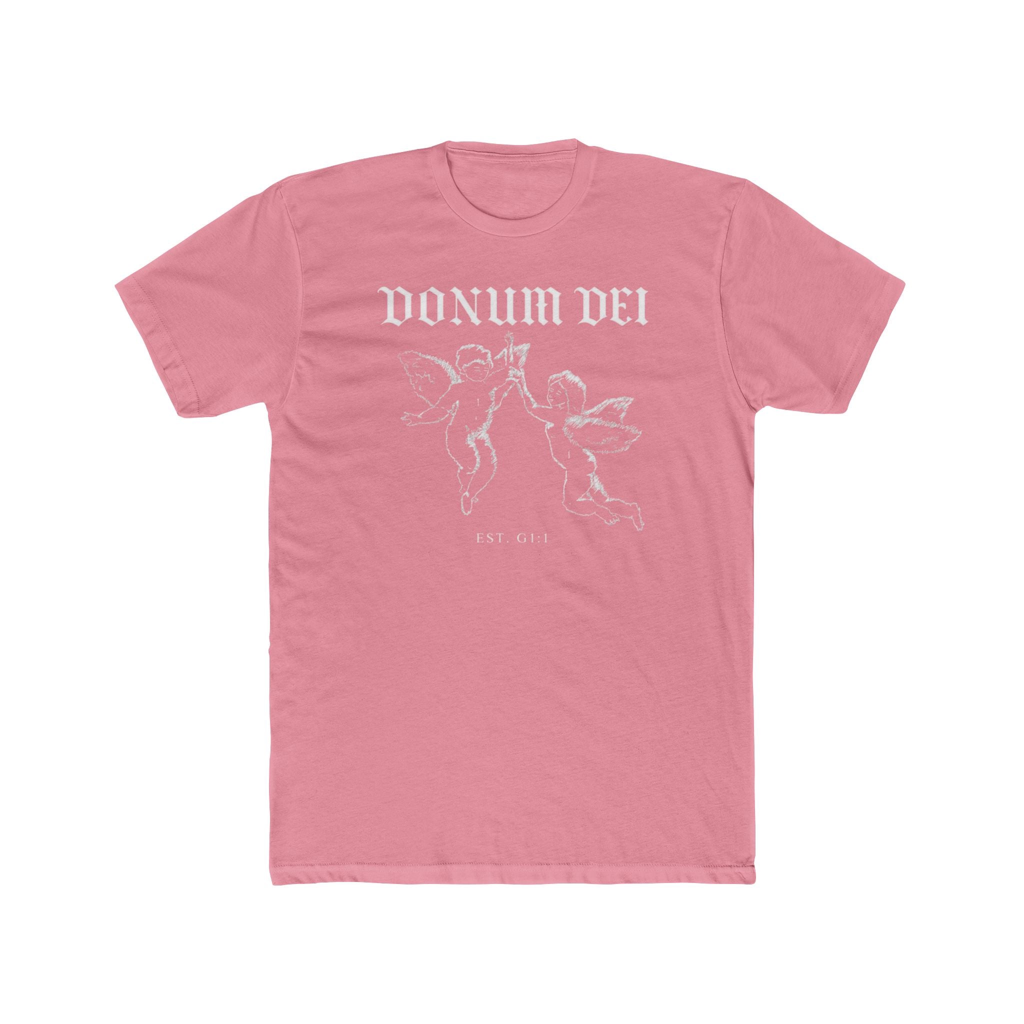 Angel Cherub Tee — "Donum Dei" Vintage-Inspired Christian Graphic T‑Shirt