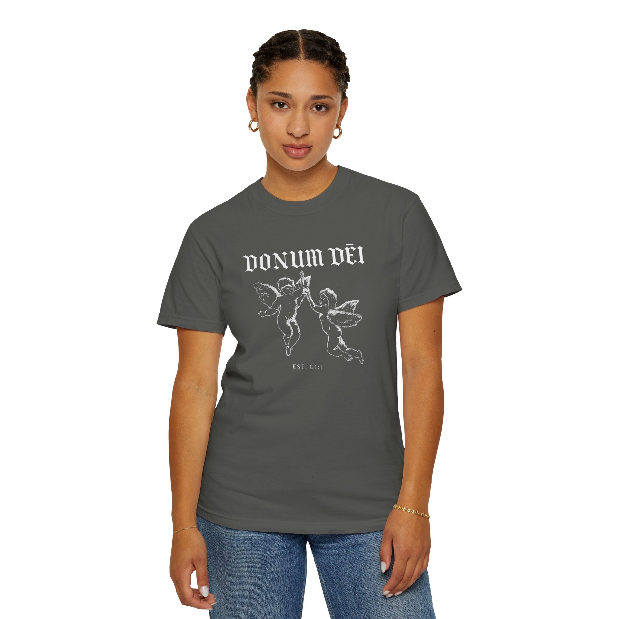 Donum Dei Summer T-Shirt — Religious Latin Faith Tee