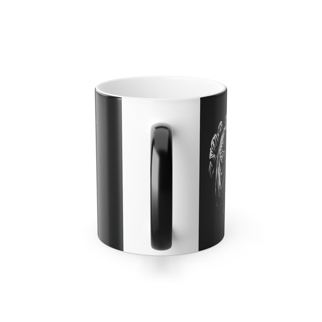 Color Morphing Mug — Mattew 1:23 'Dedicated to the Creator, Inspired by His Gifted Souls' — 11oz Morning Affirmation Mug
