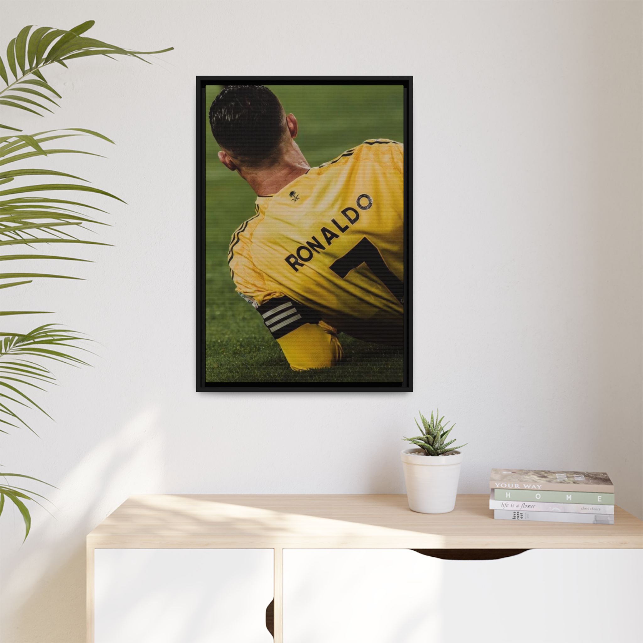 Framed Matte Canvas Poster – DONUM DEI™ | Legacy Greatest No. 7 — Eternal Great ICON