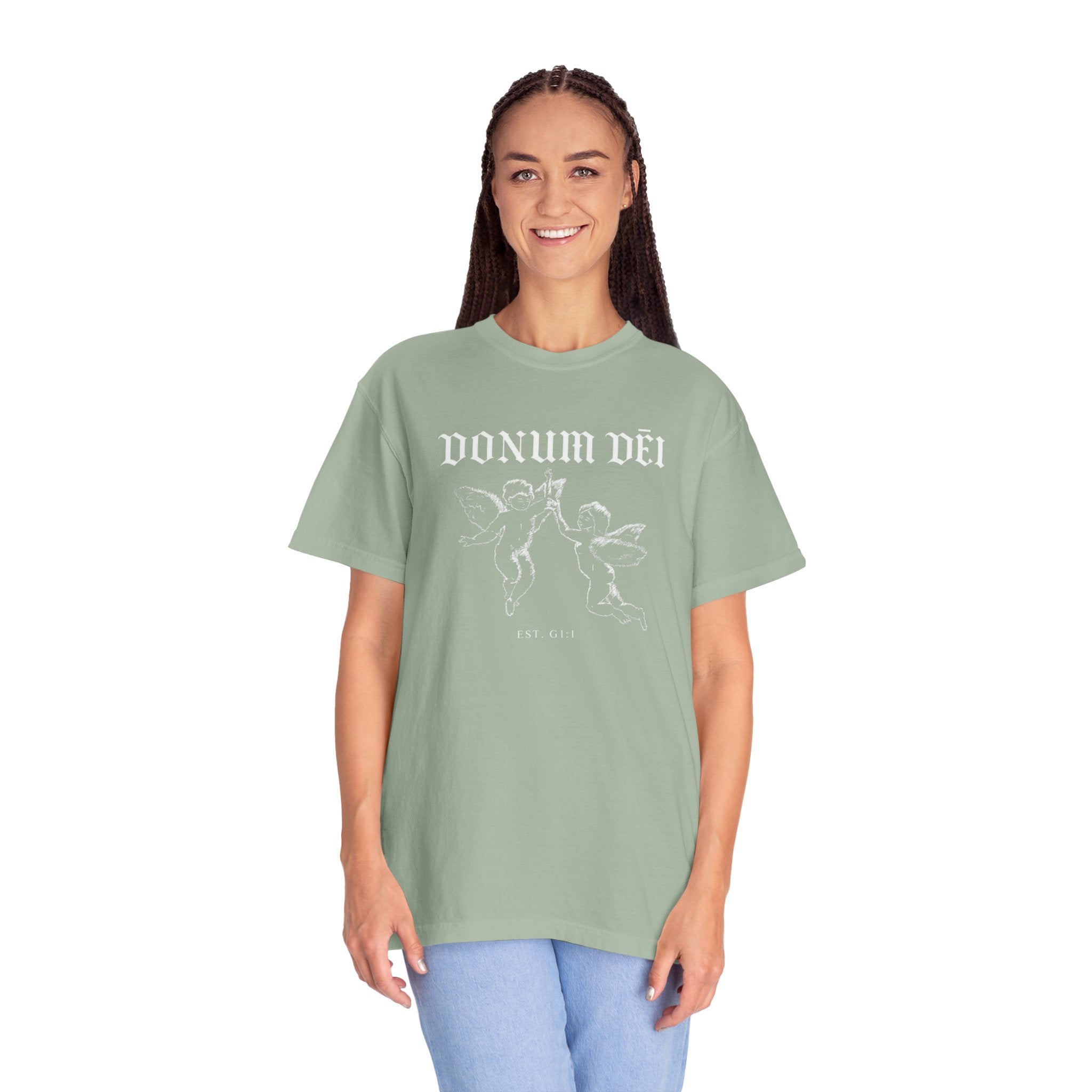 Donum Dei Summer T-Shirt — Religious Latin Faith Tee