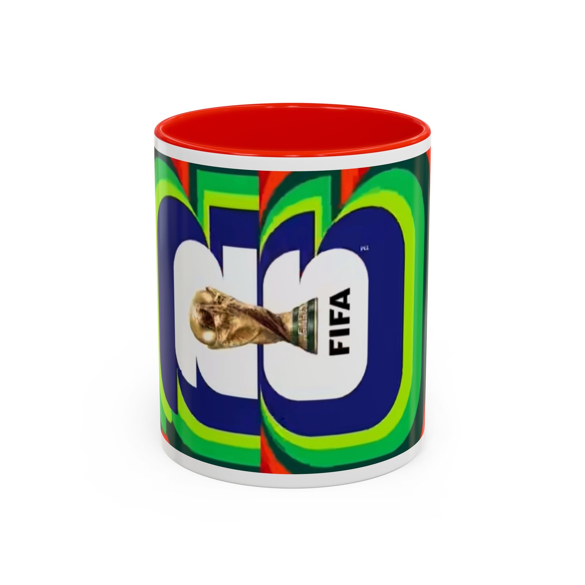 FIFA World Cup Trophy Two-Tone Accent Mug (11oz, 15oz)