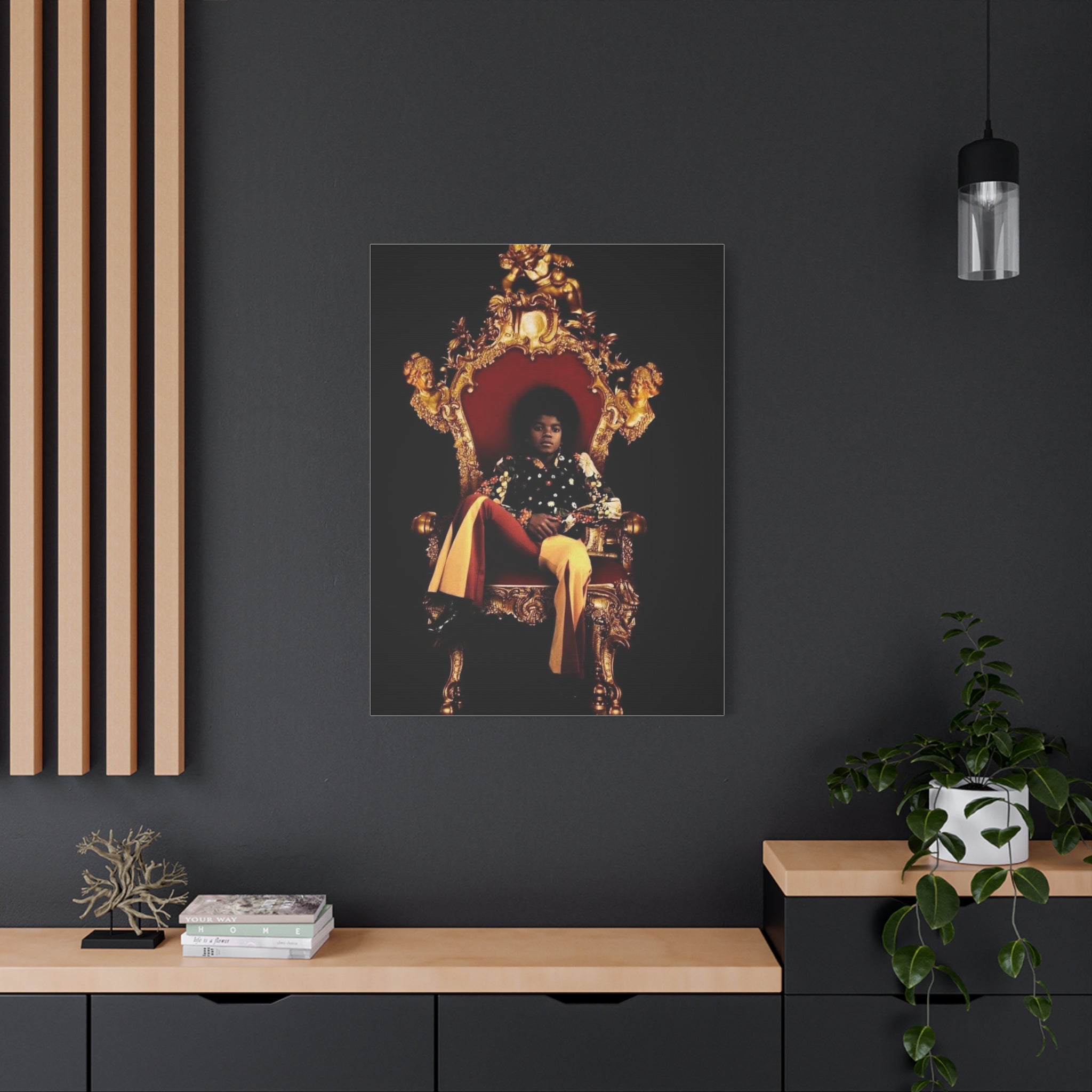 Legacy Portrait Wall Art Canvas — Gifted Pop Icon Tribute