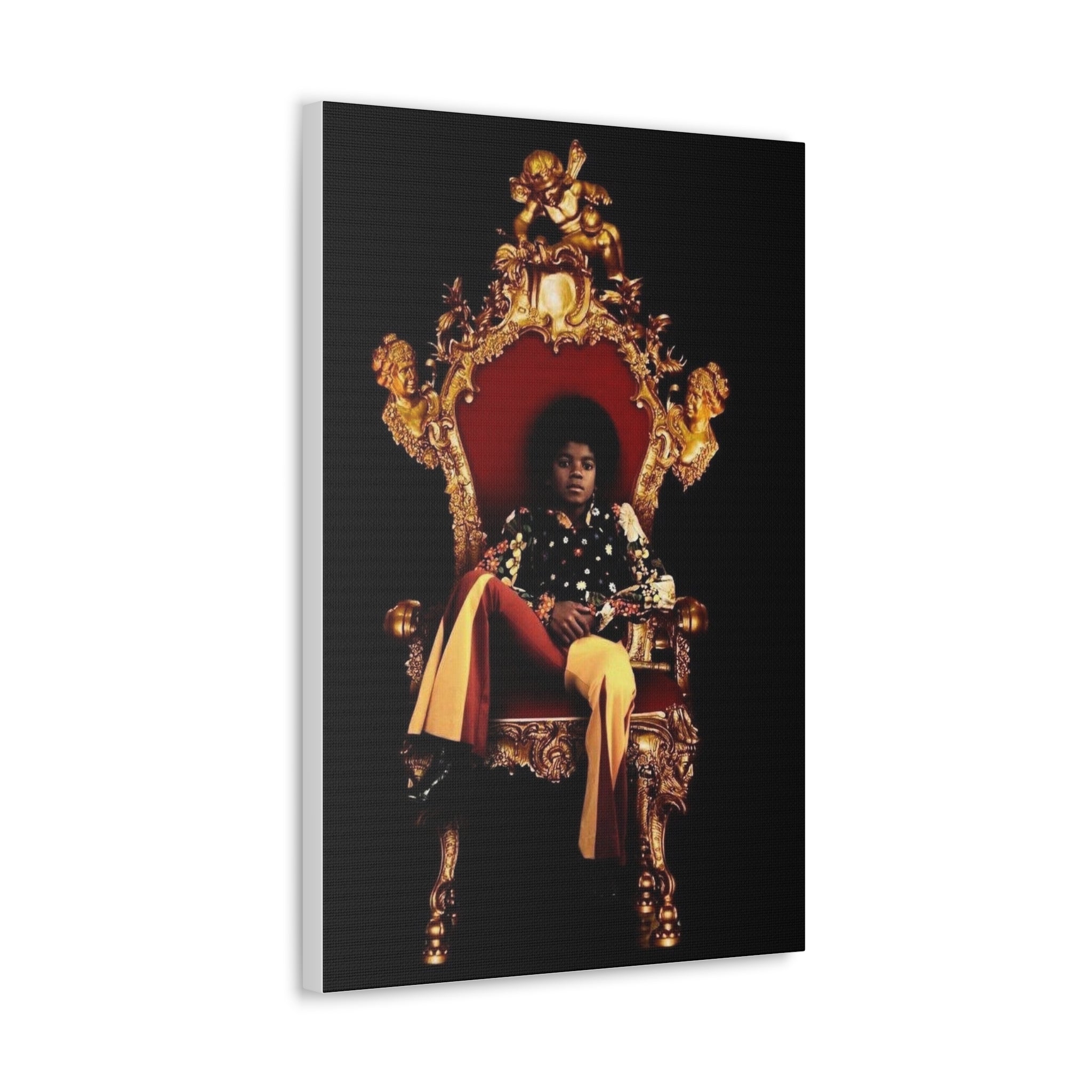 Legacy Portrait Wall Art Canvas — Gifted Pop Icon Tribute