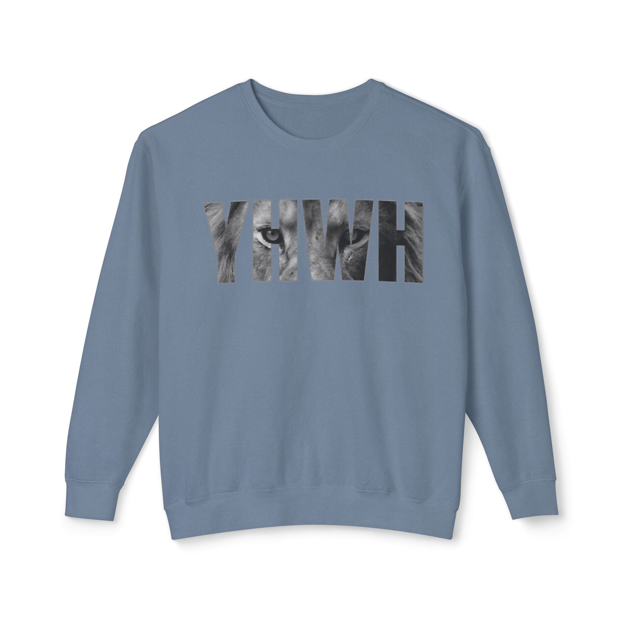 YHWH Crewneck Sweatshirt — Religious Faith Christian Prayer Pullover