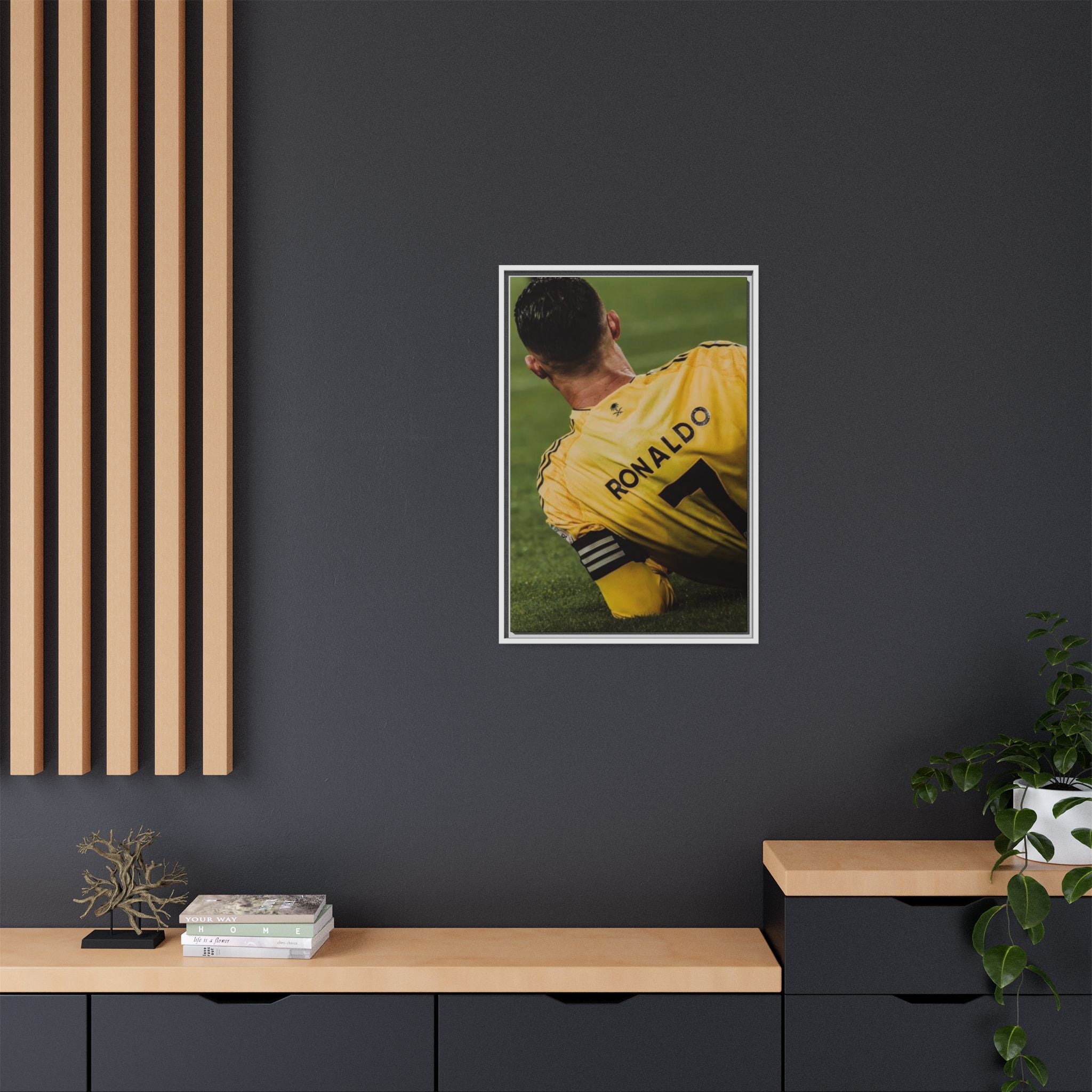 Framed Matte Canvas Poster – DONUM DEI™ | Legacy Greatest No. 7 — Eternal Great ICON