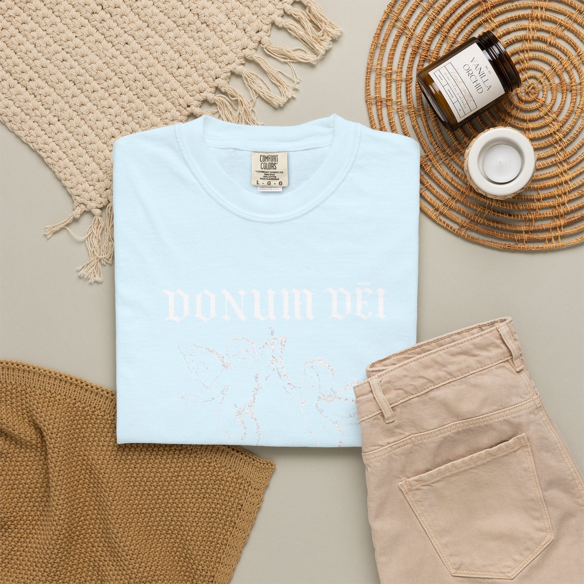 Donum Dei Summer T-Shirt — Religious Latin Faith Tee