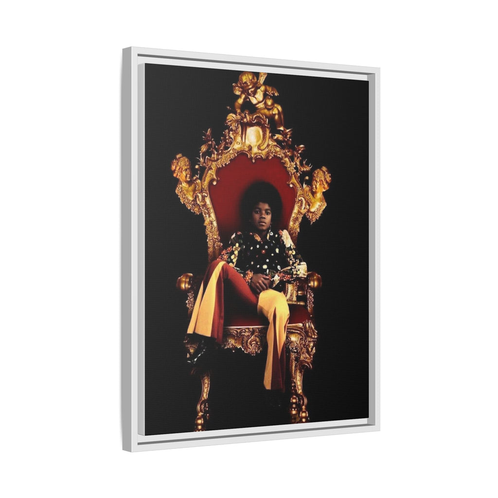 Pop Star Tribute Canvas Art — Matte Framed Wall Decor